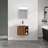 Wall-Mounted Bathroom Vanity with Ceramic Sink