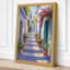 Mediterranean Alleyway Coastal - Wrapped Canvas-74973969-74973973