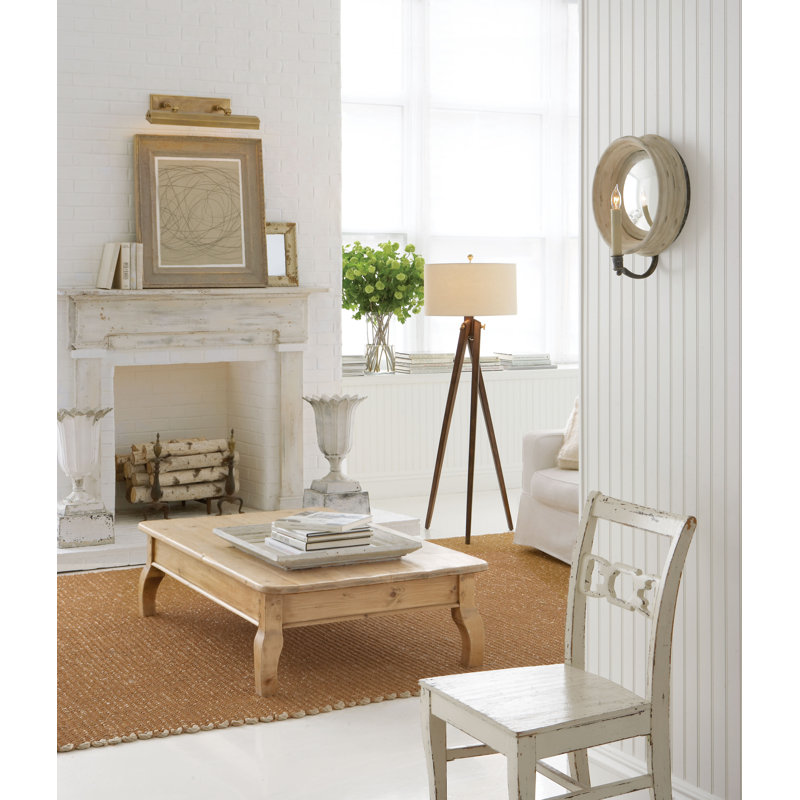 Chapman & Myers Chelsea Medium Reflection Sconce, Old White