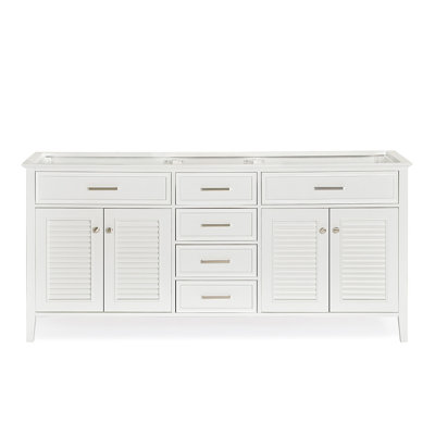 Ferree 72'' Double Bathroom Vanity Base Only