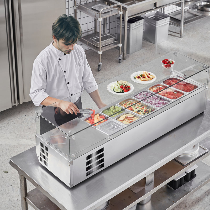 VEVOR Refrigerated Display Case - 58''
