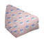 Fauteuil à billes rouge à motif géométrique - siège à motif triangulaire-47358220-47456494