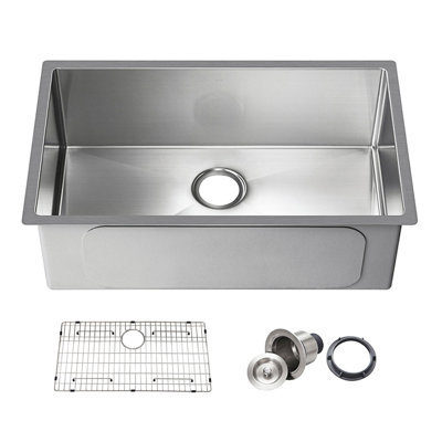 28'' L Single Bowl Stainless Steel Kitchen Sink