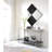 Angwin Mirrored Faux Marble & Chrome Console Table