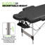 Table de massage pliable, table de massage, lit spa, canapé de massage à hauteur réglable avec sac de transport