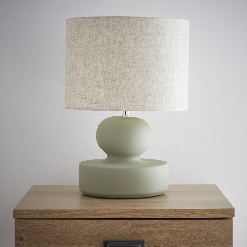 Cairi Ceramic Table Lamp, Green