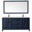 Meuble-lavabo double 72 po avec plateau en quartz et miroir Daria-100481425-100481428-100501911