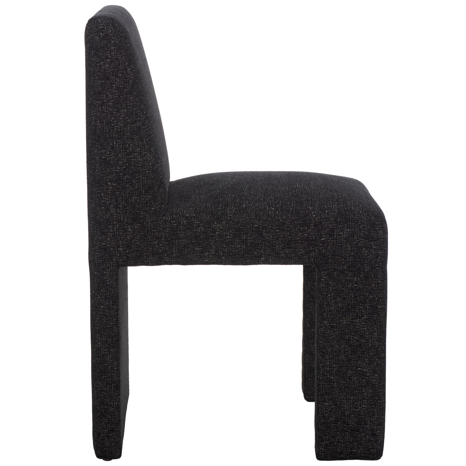 Silverton Pine Parsons Dining Chair, Black