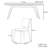 French modern simple rectangular dining table set-104562603