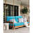 Outdoor 4" Replacement Loveseat Cushion Set, Deep Seat / Back Cushion -770683986
