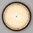 Modern Farmhouse Flush Mount Ceiling Light With Textured Crystal Glass