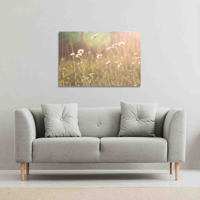 Chamomile 1 Piece Wrapped Canvas Wall Art, 101cm H x 121cm W x 4cm D