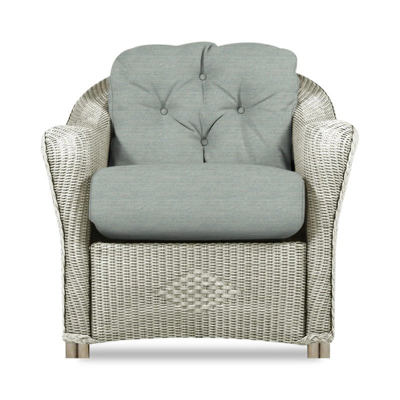 Reflections Outdoor Lounge Chair, Demo Mist, Linen