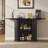 Modern 55.12'' Console Table with Double Door Storage Cabinet for Hallway or Living Room-661138556