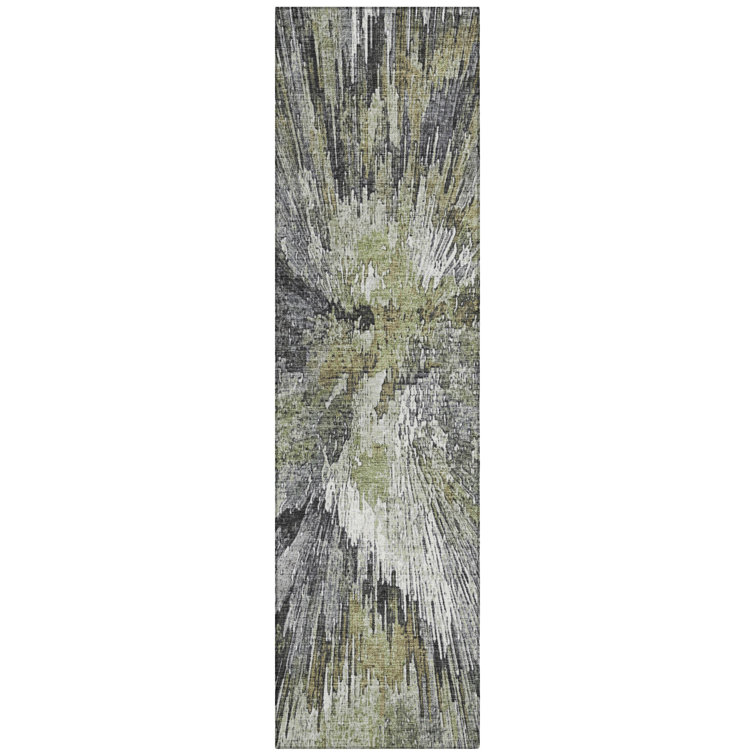 Machine Washable Indoor/Outdoor Pablo ACN2283 Abstract Rug