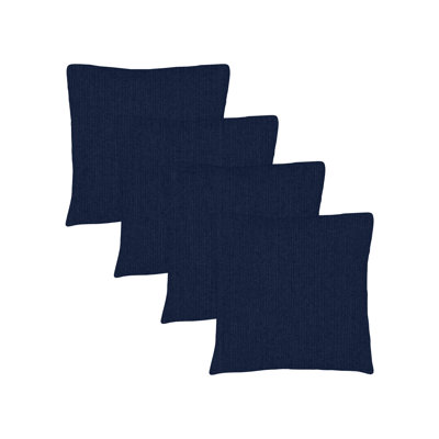 Set of 4 Sunbrella Throw Pillows, 22x22 Inch Square Outdoor Throw Pillows Inserts with Covers
