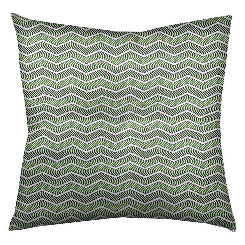 Coussin Rhonda, 26 x 26, Vert