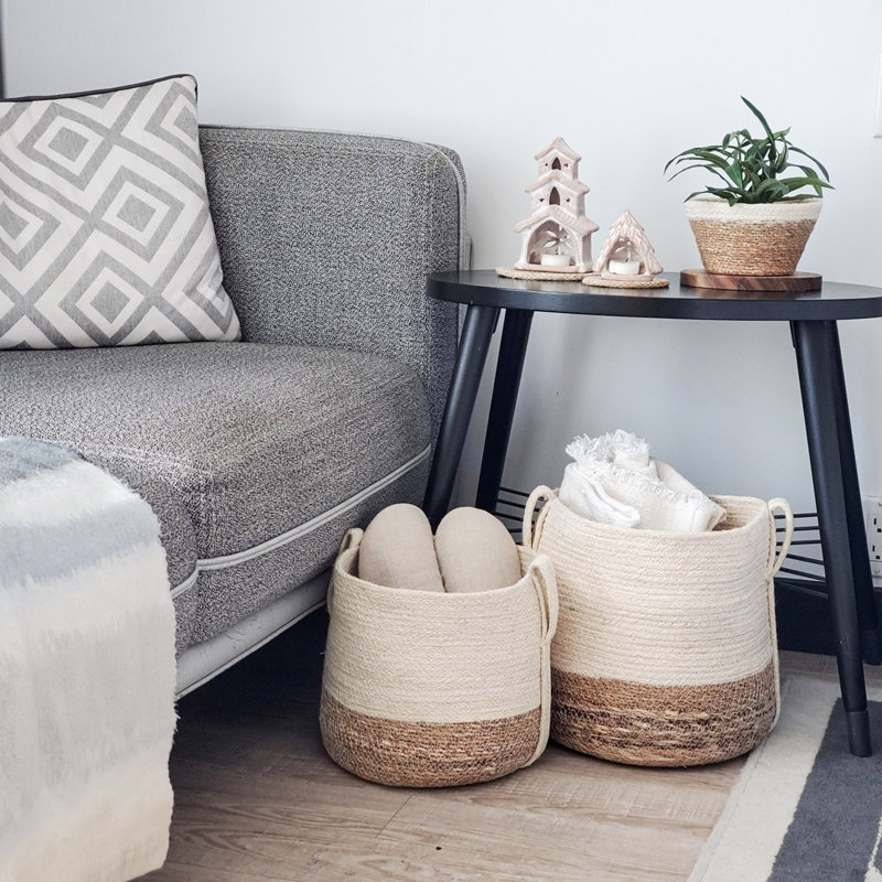 Ensemble de 2 paniers en ruppie maritime