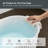 59'' x 28.3'' Modern Fluted Freestanding Soaking Bathtub, Gloss White with Pleated Edge