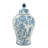 Porcelain Lidded Jar - Blue/White-88340691