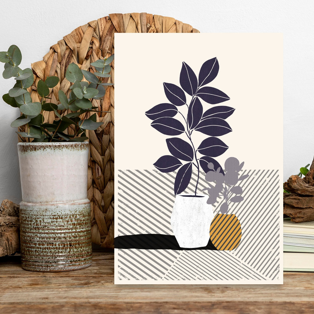 Vase B Abstract Contemporary Wall Art Print