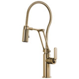 Litze® Pull Down Single Handle Kitchen Faucet with MagneDock® Technology and with Accessories