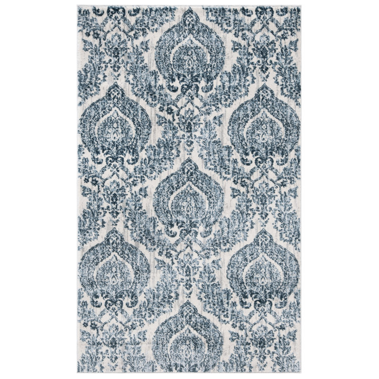 Swink Damask Hand Woven Area Rug