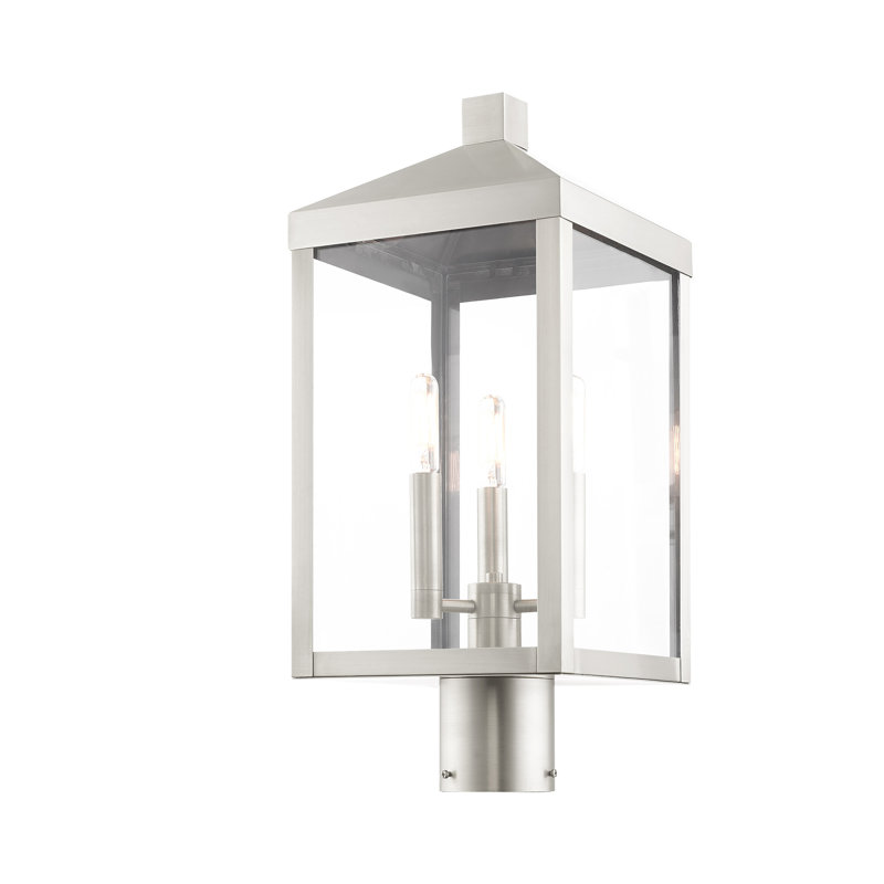 Inniss Transparent Lantern Head, Brushed Nickel