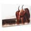 Highland Cow In Scotland In Abstract - Wrapped Canvas-55311362