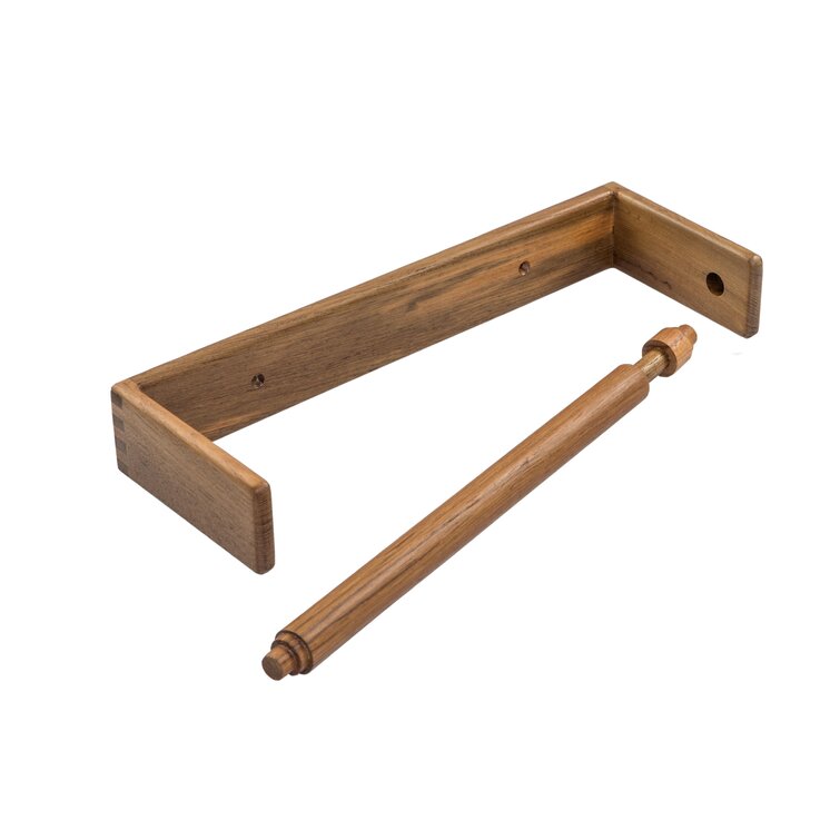 Winston Porter Dalton Wood Wall / Under Cabinet Mounted Paper Towel Holder  & Reviews