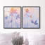 Lavender Shadows Set High-Gloss Frameless Acrylic Glass Wall Art Floral & Botanical Print by Oliver Gal, Ready to Hang, 16 x 20-2022104150-2022104157