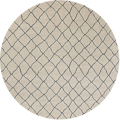 Tapis gris Brondesbury