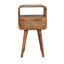 Wenzel 193.55cm W Solid Wood Bedside Table-387635699
