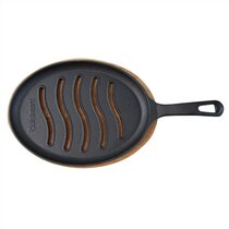 Cuisinart® Cast Iron Fajita Skillet Set - Laser-Engraved