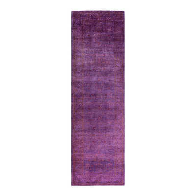 Overyed One-of-a-Kind Runner 3'1" X 10'3" Hand Knotted Area Rug