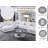 Oversized Corner Sectional Sofa With Reversible Chaises 8 Seat Chenille Cloud Sectional Couches-639992196