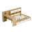Wooden L-Shape Daybed With Seven Storage Cabinets And Two Storage Drawers, Multi-Functional Bed With Study Desk And Built-In Bookshelf-470384339-470384341