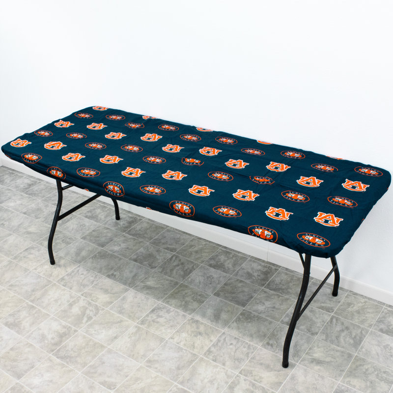 NCAA Outdoor Patio Table Cover, 96" W x 30" D, Auburn
