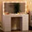 Makeup Vanity Desk With 11 Drawers, Hidden Jewelry Storage Cabinet, AC Outlets,Usb Power Outlet And 12 Adjustable Light-793734504