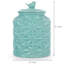 Turquoise Ceramic Kitchen Canister Cookie Jar