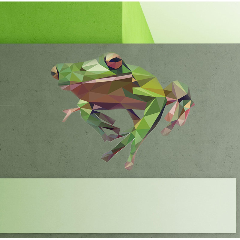 Adhésif décoratif grenouille, H 33 po x l 33 po