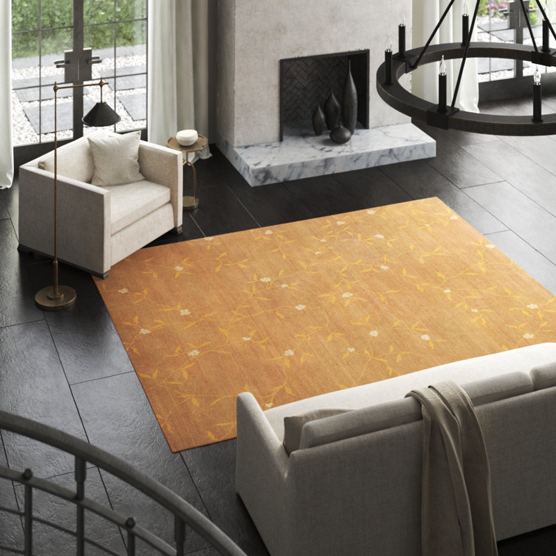 Climbing Floral Area Rug, Rectangle 3' x 5'