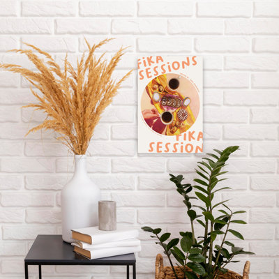Cozy Coffee And Pastries by Anna Zdanowicz - Wrapped Canvas Print