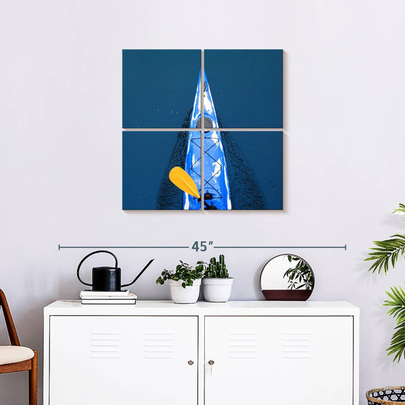 Kayak bleu Mehar, H 26 po x l 26 po