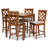 4 - Person Four Leg Dining Set-1272997548-1272997551