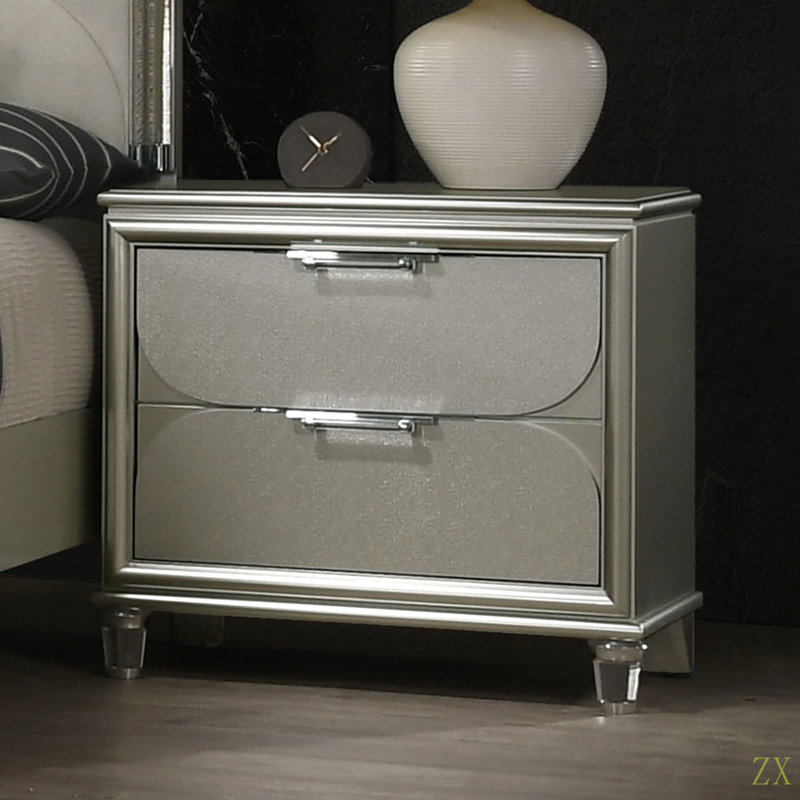Table de chevet 2 pièces Contemporary