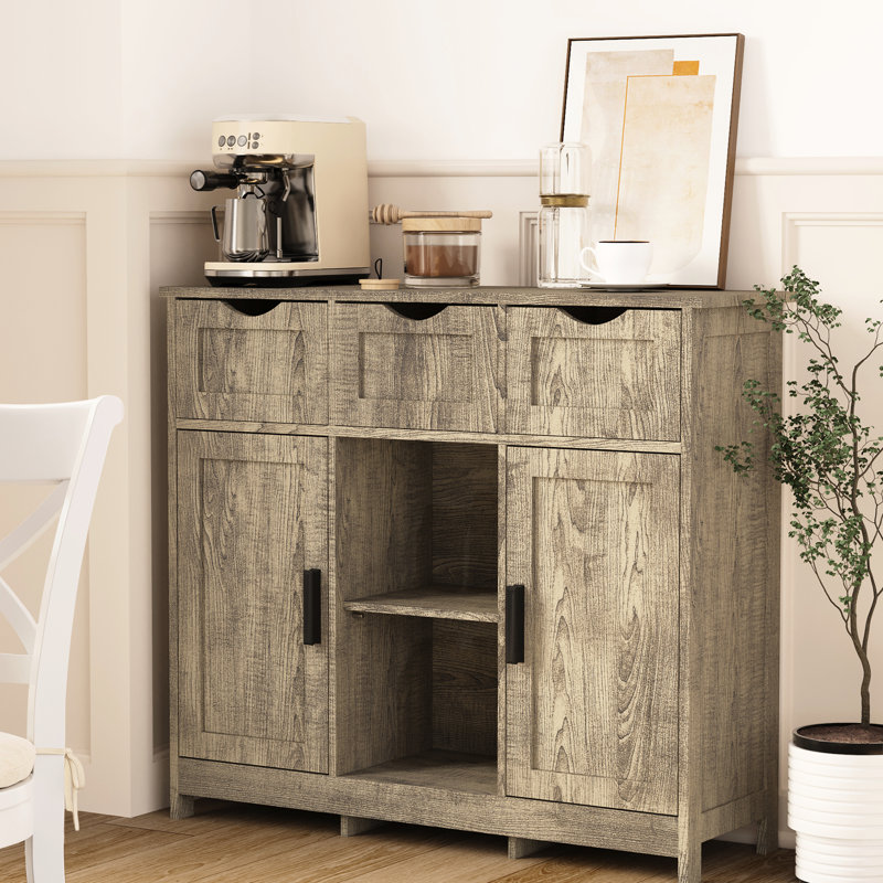 Adjustable Shelf Cabinet For Bathroom - Gray Practical Unit And Bedroom Storage Option, Gray