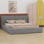 Lit plateforme tapissier, lit avec base solide-1684863239
