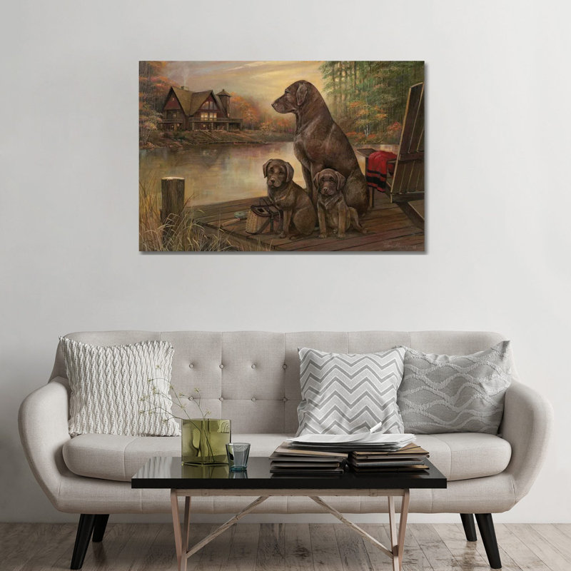 Tranquil Beauty par Ruane Manning - reproduction d'art, H 32 po x l 48 po x P 1,5 po, Toile tendue, Aucun mat