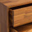 Meuble télé Georgina en bois massif pour salon et chambre, tiroirs de rangement-388597548
